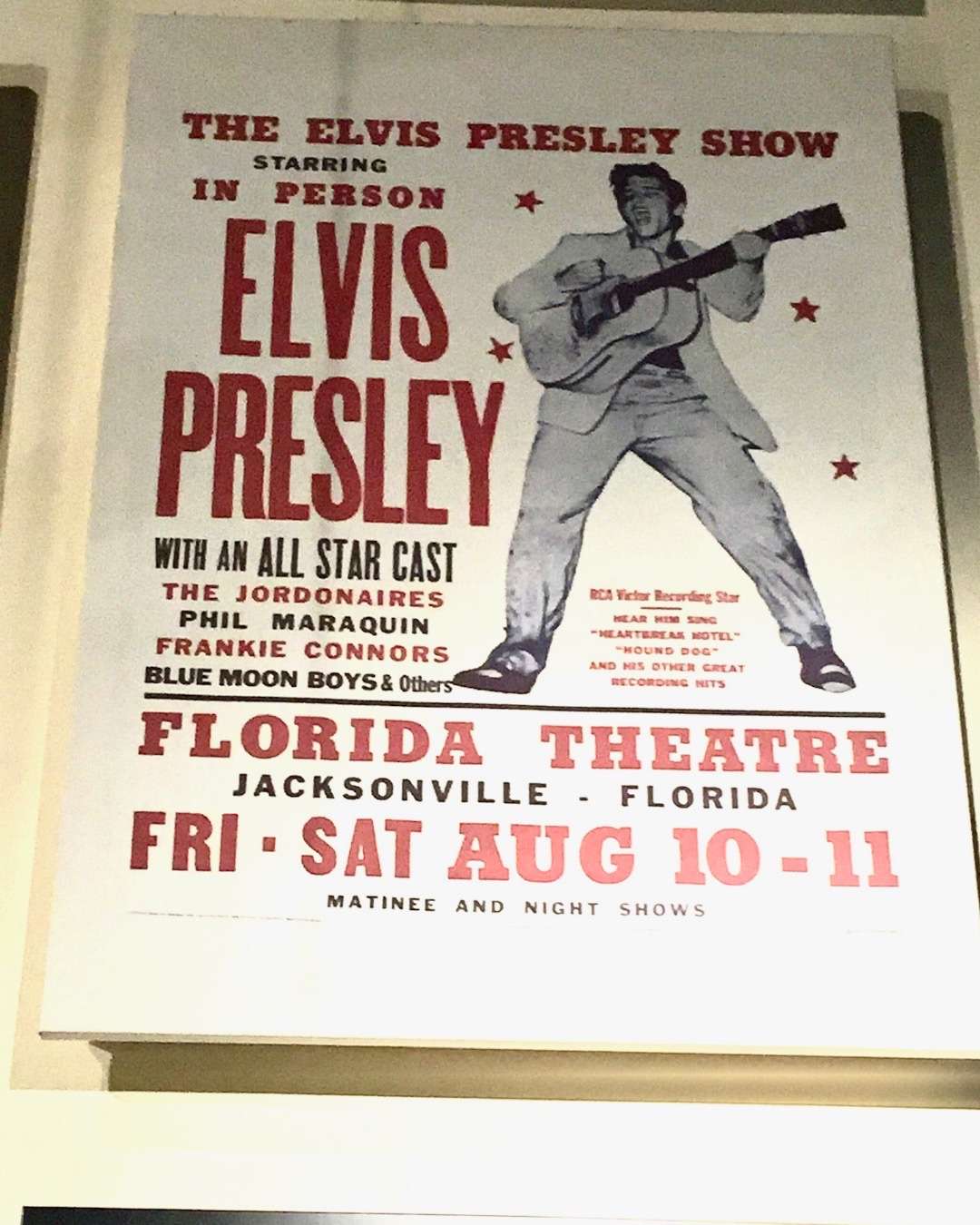 The Deep South Nashville Elvis Poster